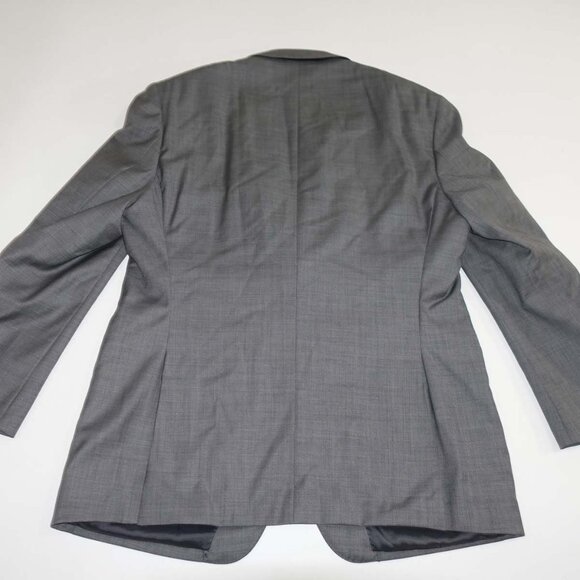 Tallia Men's Suit Jacket Size 44 Regular Gray 100% Wool 2 Button Blazer Coat 44R - Picture 5 of 8